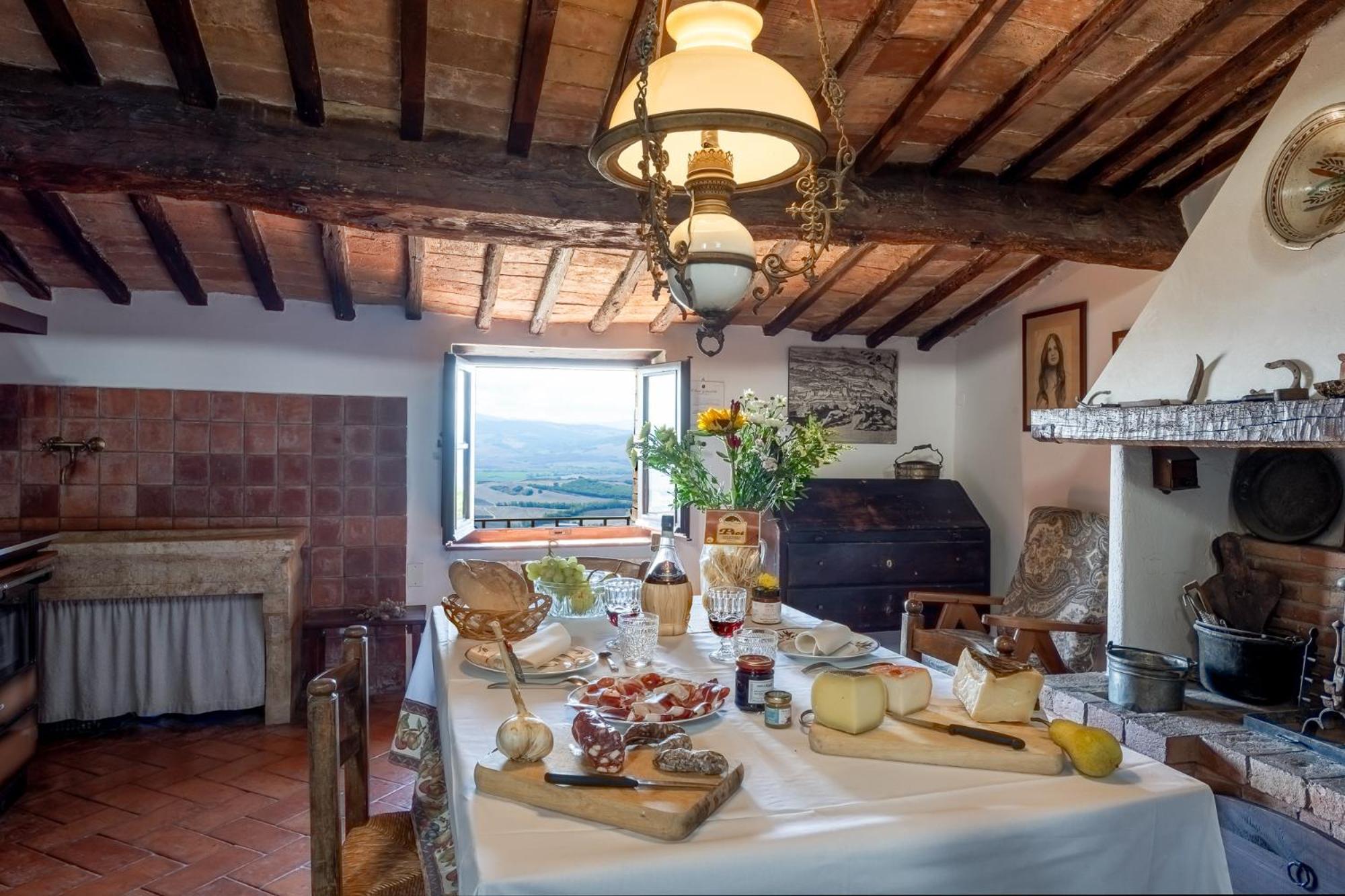 Appartamento Artistica Pienza - Breathtaking Val D'Orcia View Esterno foto
