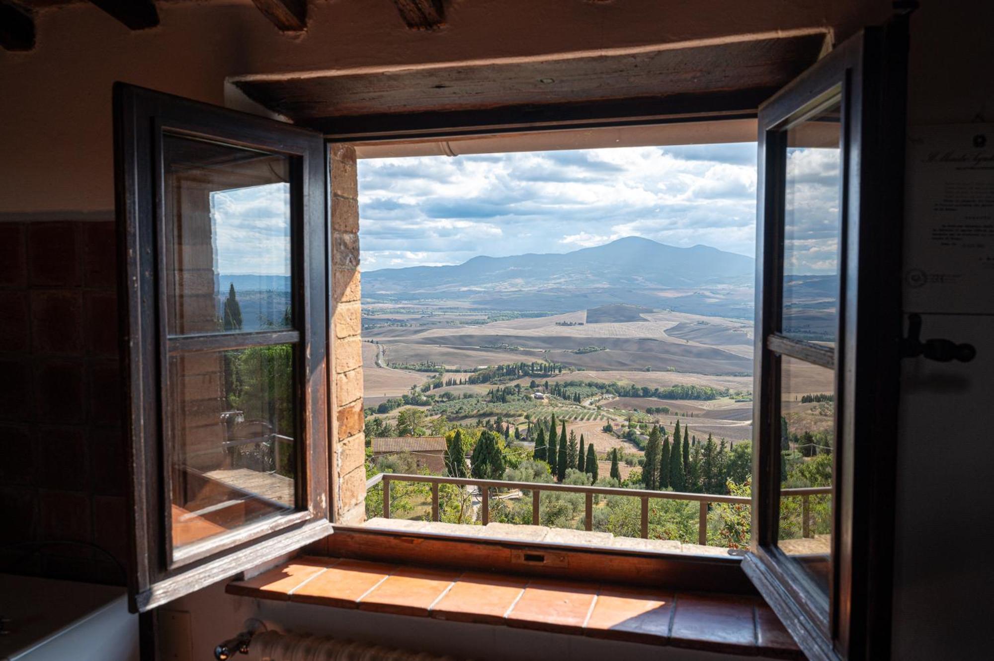 Appartamento Artistica Pienza - Breathtaking Val D'Orcia View Esterno foto