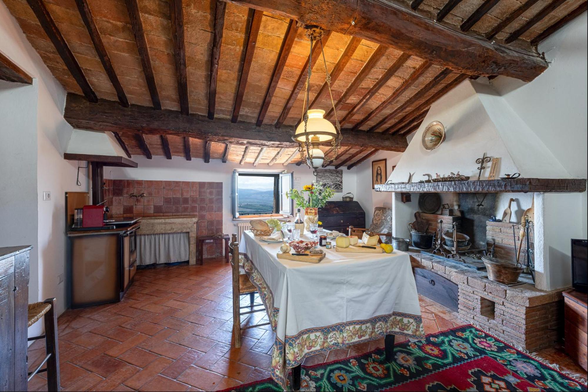 Appartamento Artistica Pienza - Breathtaking Val D'Orcia View Esterno foto